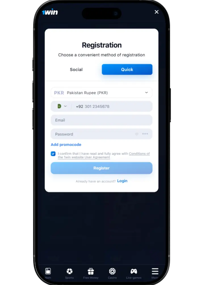 1win registration 1win registration